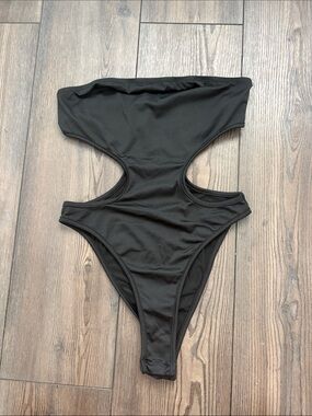 Black Cutout bodysuit